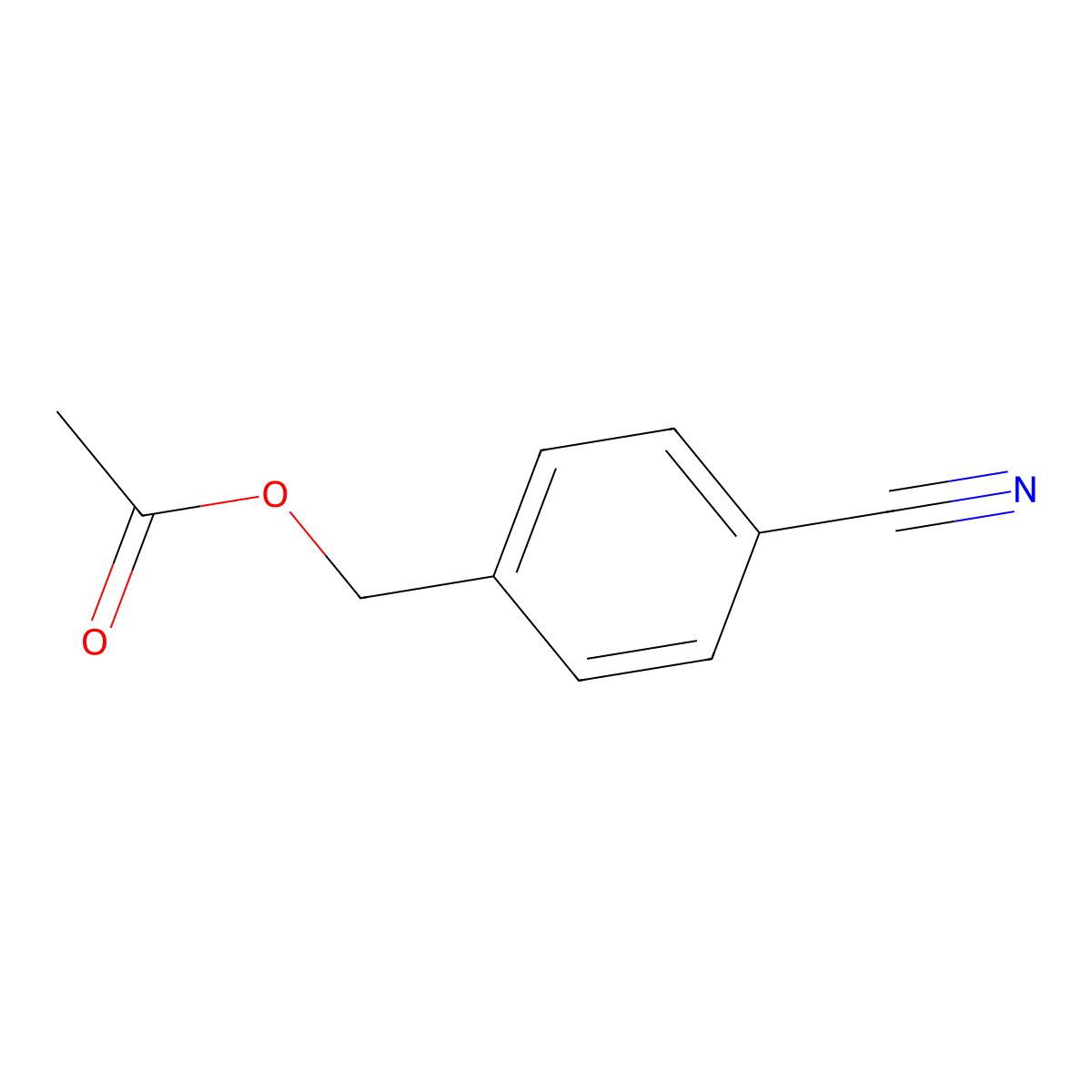 4-Cyanobenzyl acetate molecular structure, CAS 21388-95-4