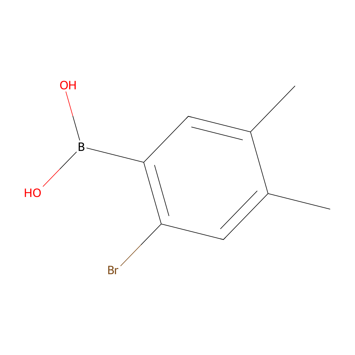 2-Bromo-4,5-dimethylphenylboronic acid molecular structure, CAS 2138894-45-6