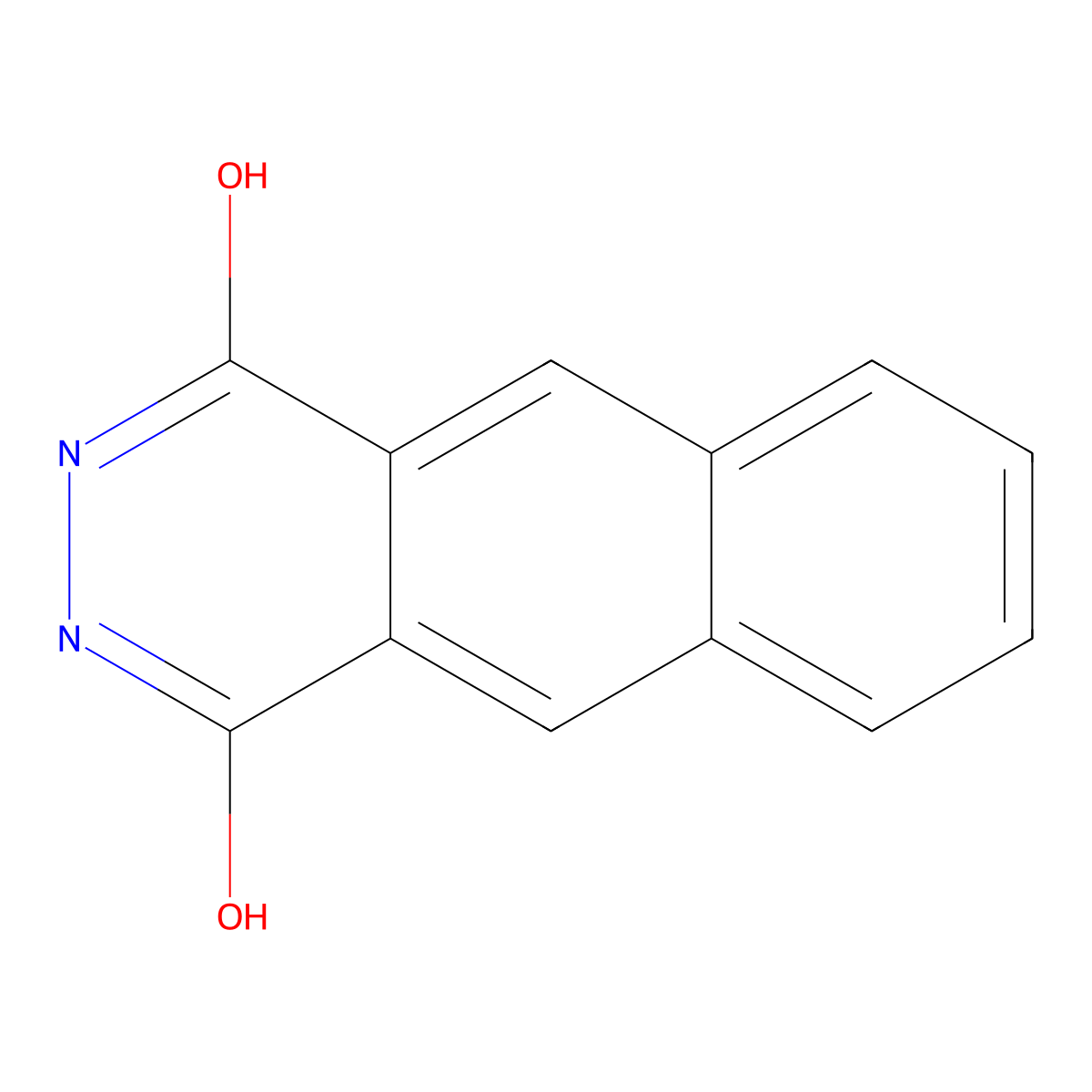 2,3-Dihydrobenzo[g]phthalazine-1,4-dione molecular structure, CAS 21389-21-9