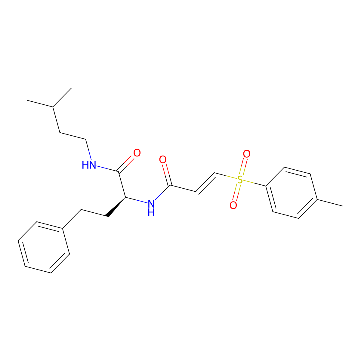 Tosylacrylamido)butanamide molecular structure, CAS 2138924-36-2