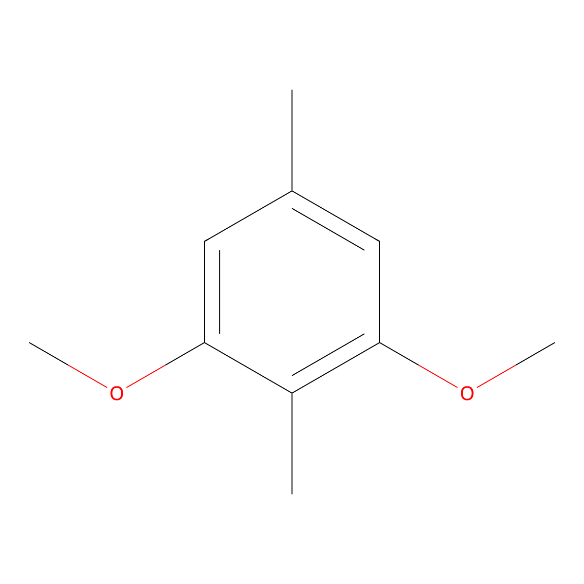 1,3-Dimethoxy-2,5-dimethylbenzene molecular structure, CAS 21390-25-0