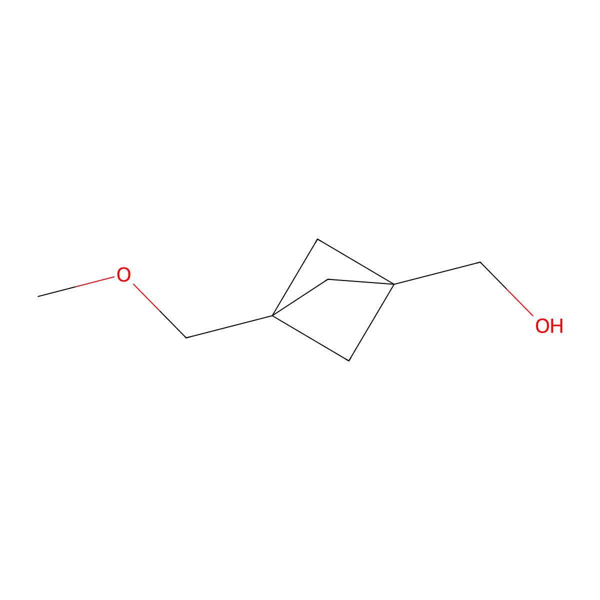 (3-(Methoxymethyl)bicyclo[1.1.1]pentan-1-yl)methanol molecular structure, CAS 2139231-52-8