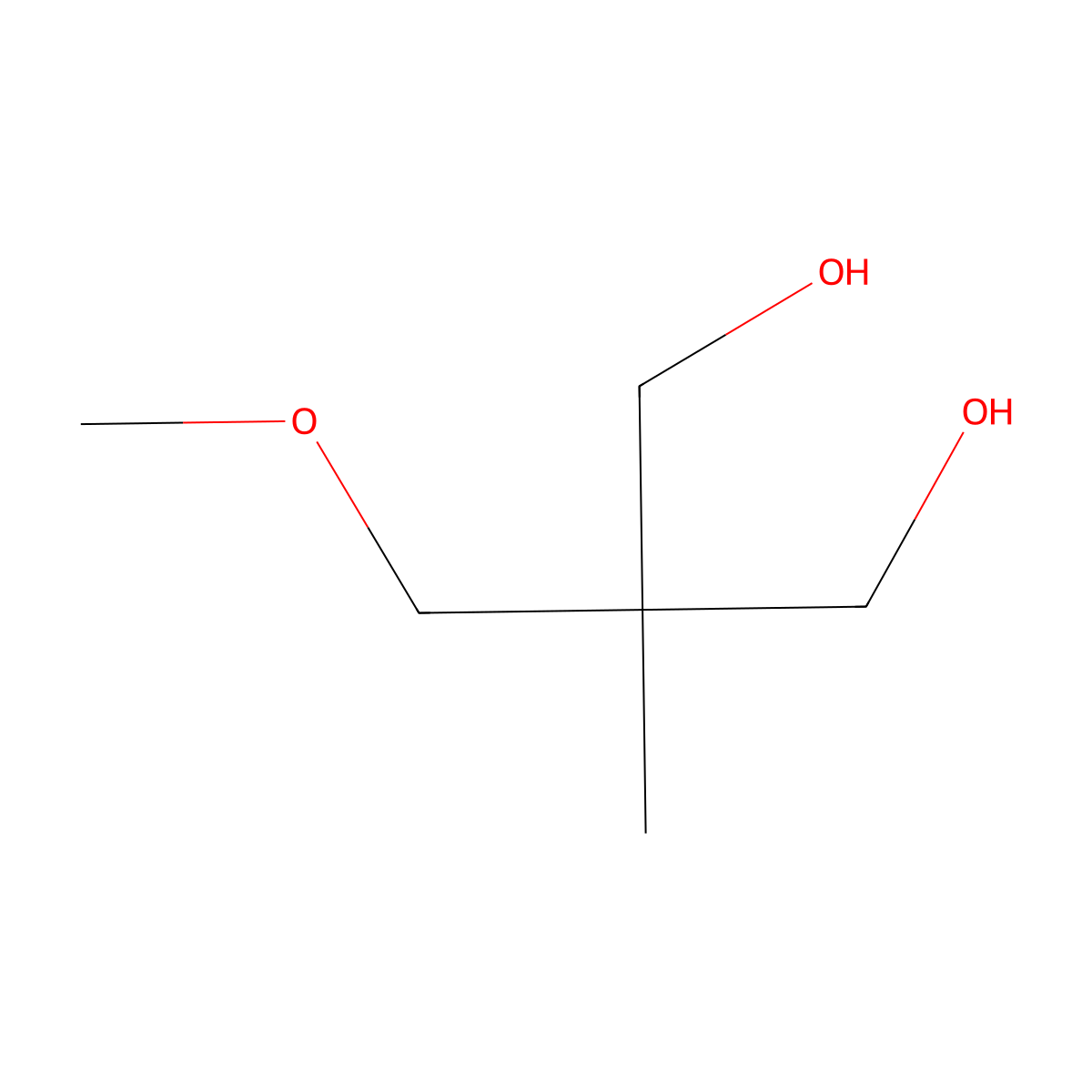 2-(Methoxymethyl)-2-methylpropane-1,3-diol molecular structure, CAS 21398-89-0