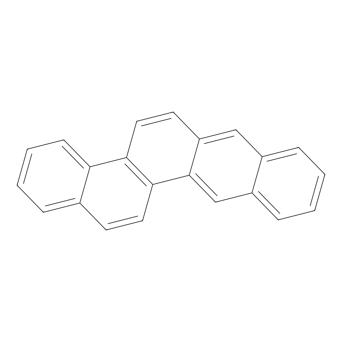 Benzo(b)chrysene molecular structure, CAS 214-17-5