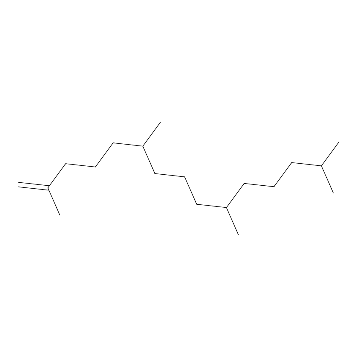 Pristene molecular structure, CAS 2140-82-1