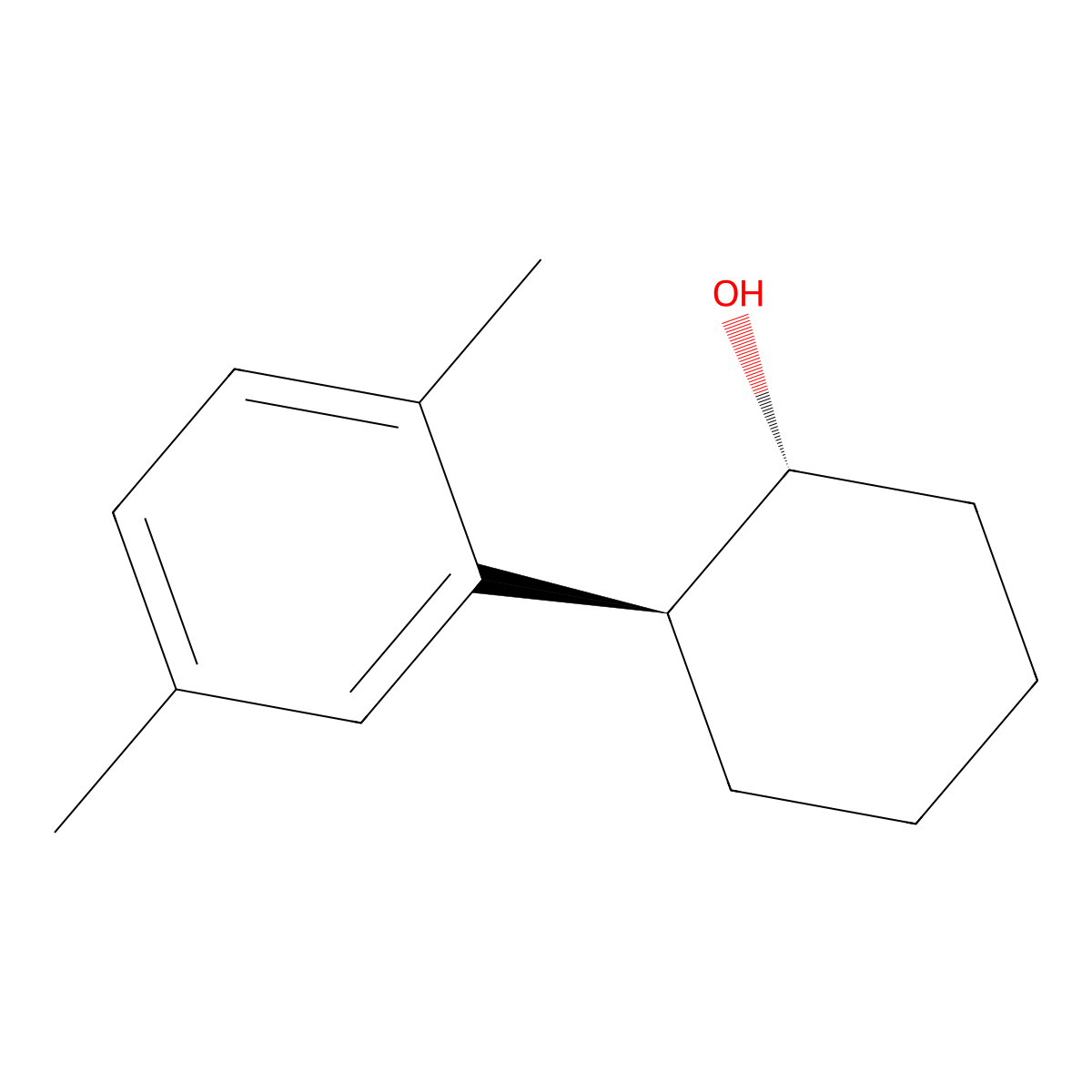 rac-(1R,2S)-2-(2,5-dimethylphenyl)cyclohexan-1-ol molecular structure, CAS 2140264-51-1