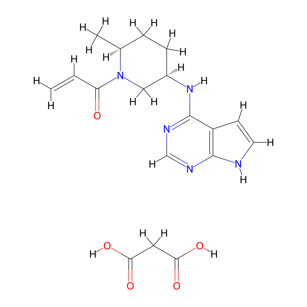 PF-06651600 malonate molecular structure, CAS 2140301-97-7