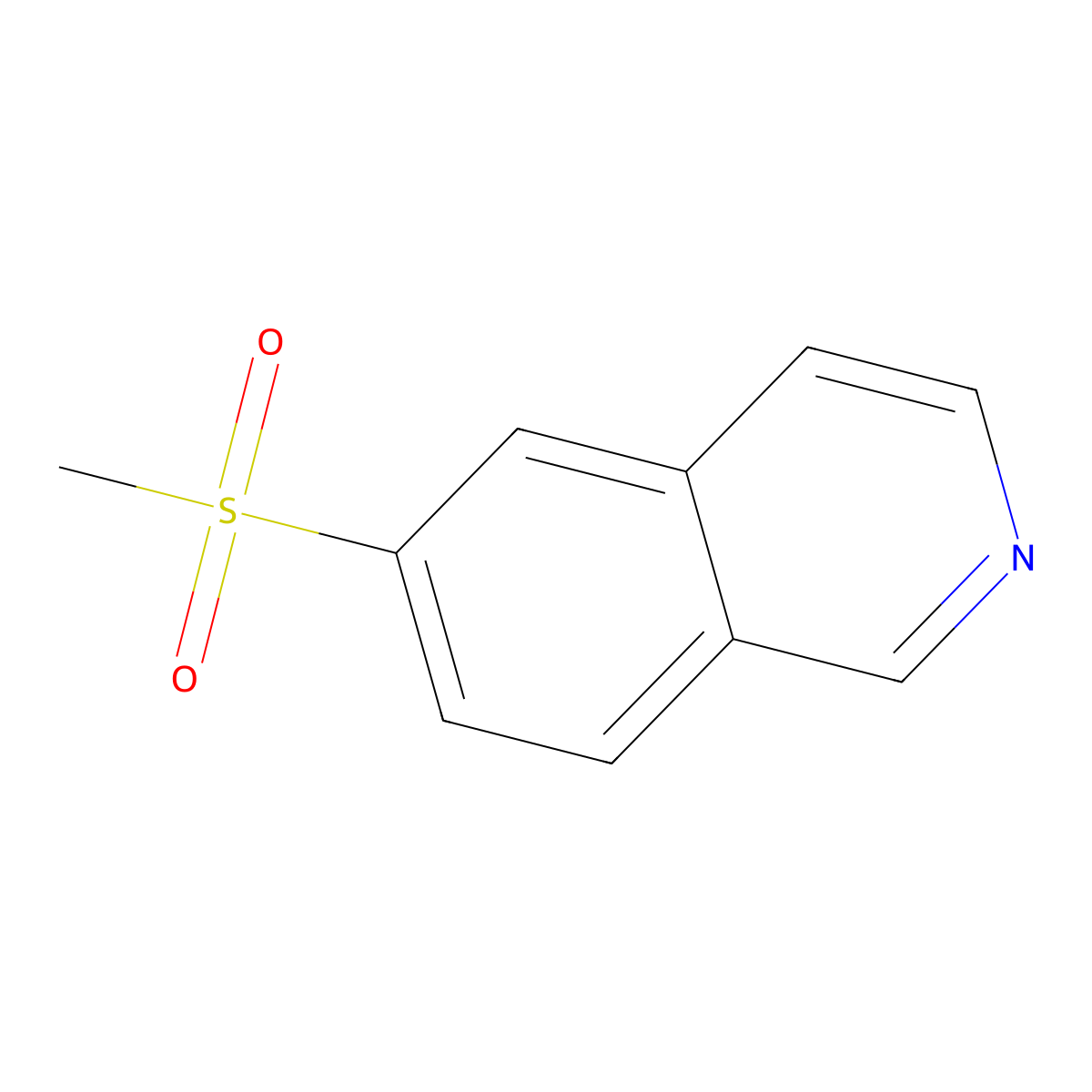 6-Methanesulfonylisoquinoline molecular structure, CAS 2140306-43-8