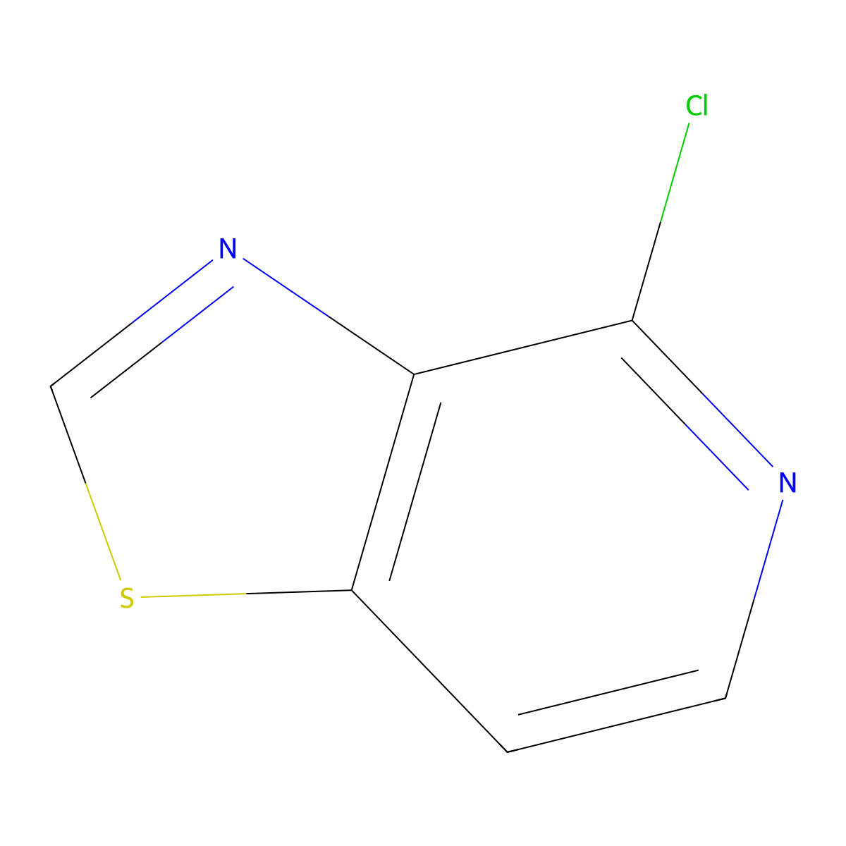 4-Chlorothiazolo[4,5-C]pyridine molecular structure, CAS 214045-74-6