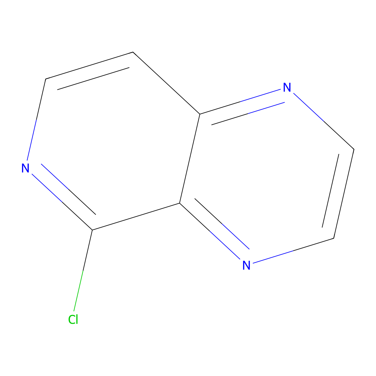 5-Chloropyrido[4,3-b]pyrazine molecular structure, CAS 214045-82-6