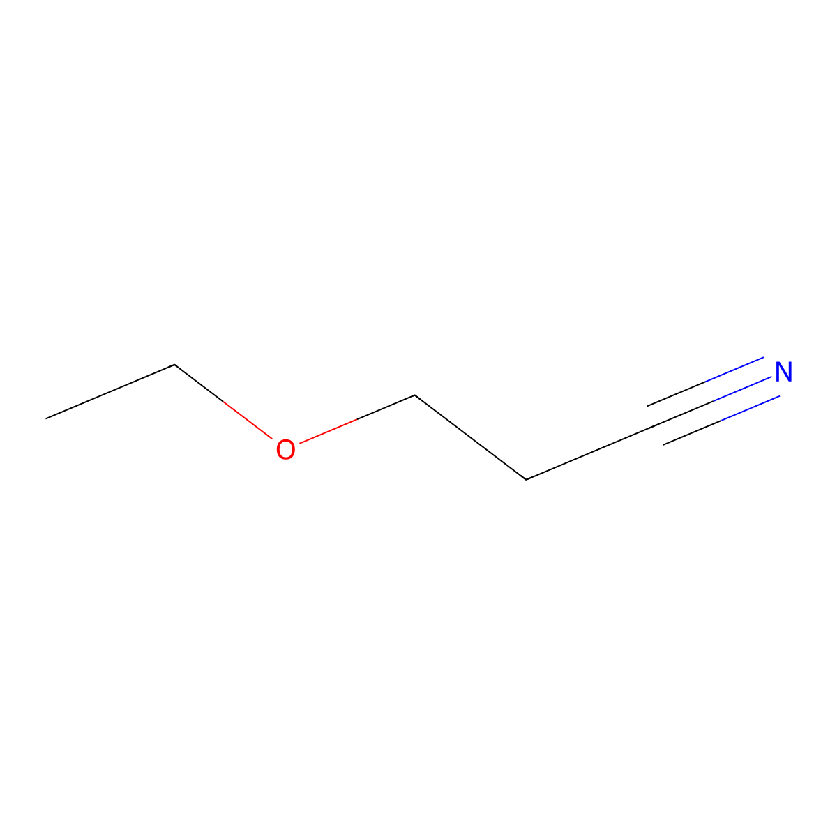 Propanenitrile, 3-ethoxy- molecular structure, CAS 2141-62-0