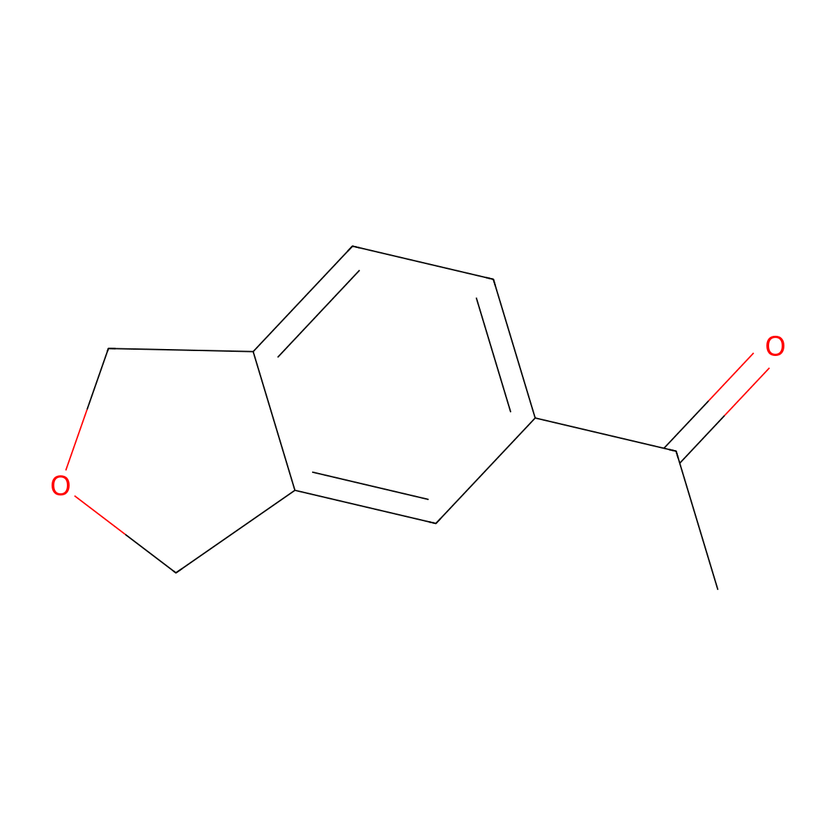 1-(1,3-Dihydro-2-benzofuran-5-yl)ethan-1-one molecular structure, CAS 214150-20-6