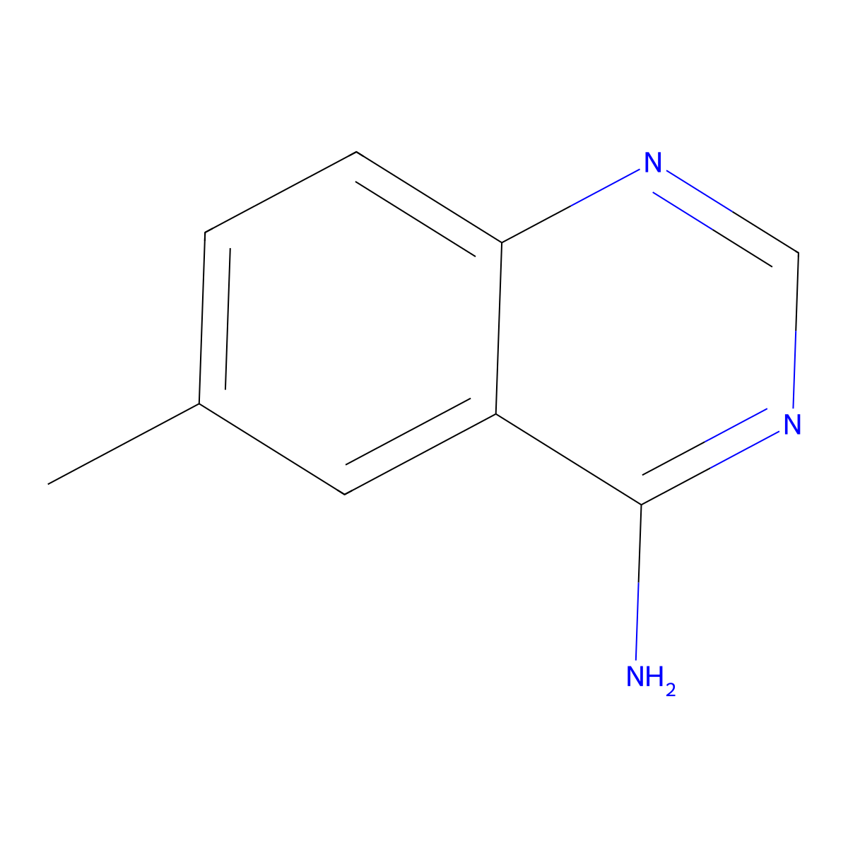 6-Methylquinazolin-4-amine molecular structure, CAS 21419-47-6
