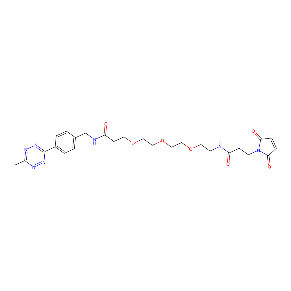 Me-Tet-PEG3-Maleimide molecular structure, CAS 2141976-31-8