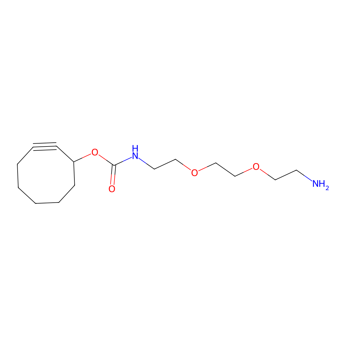 Sco-peg2-NH2 molecular structure, CAS 2141976-34-1