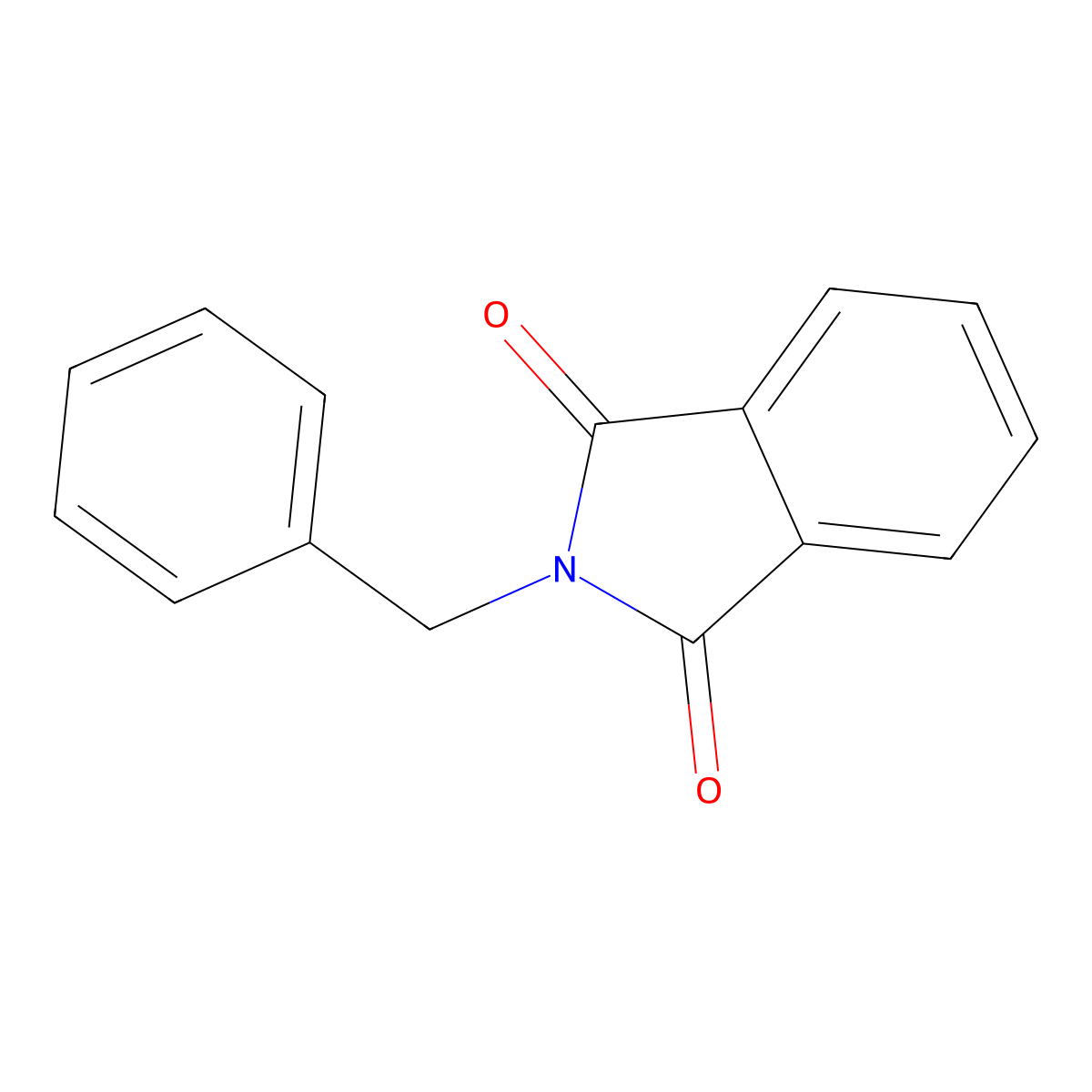 Benzylphthalimide molecular structure, CAS 2142-01-0