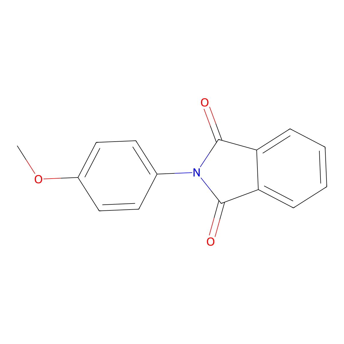 2-(4-Methoxyphenyl)-1H-isoindole-1,3(2H)-dione molecular structure, CAS 2142-04-3