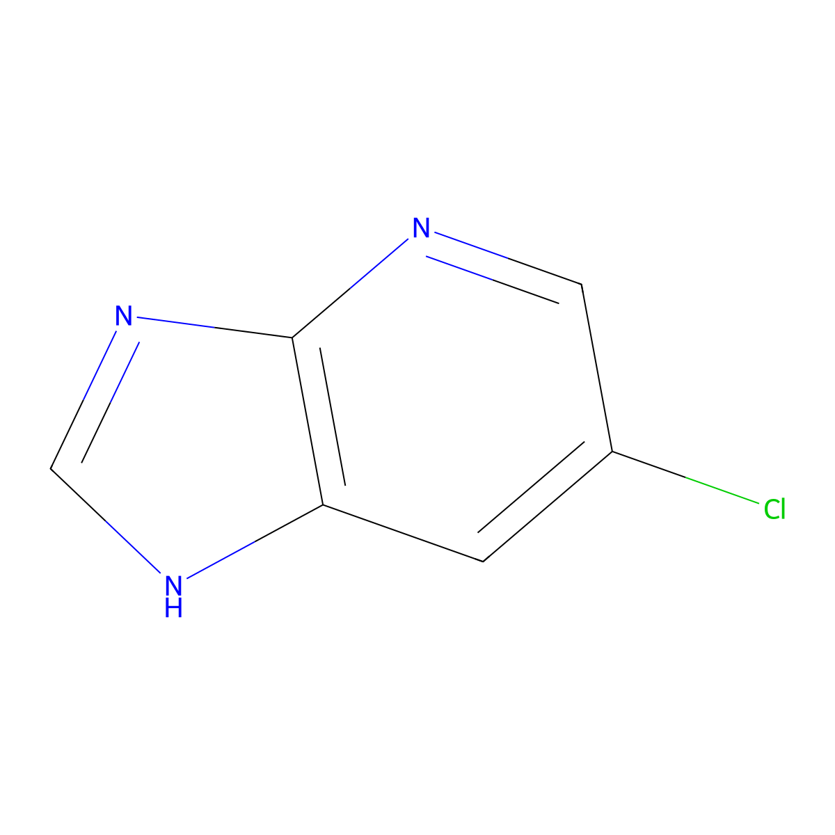 6-Chloro-1H-imidazo[4,5-b]pyridine molecular structure, CAS 21422-66-2