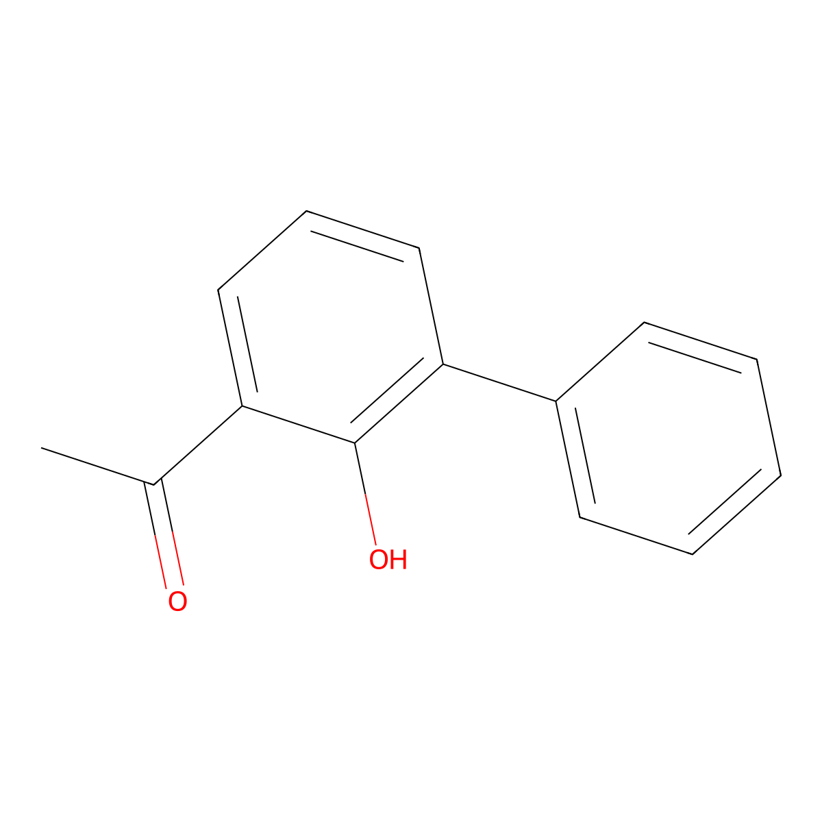 1-(2-Hydroxybiphenyl-3-YL)ethanone molecular structure, CAS 21424-82-8
