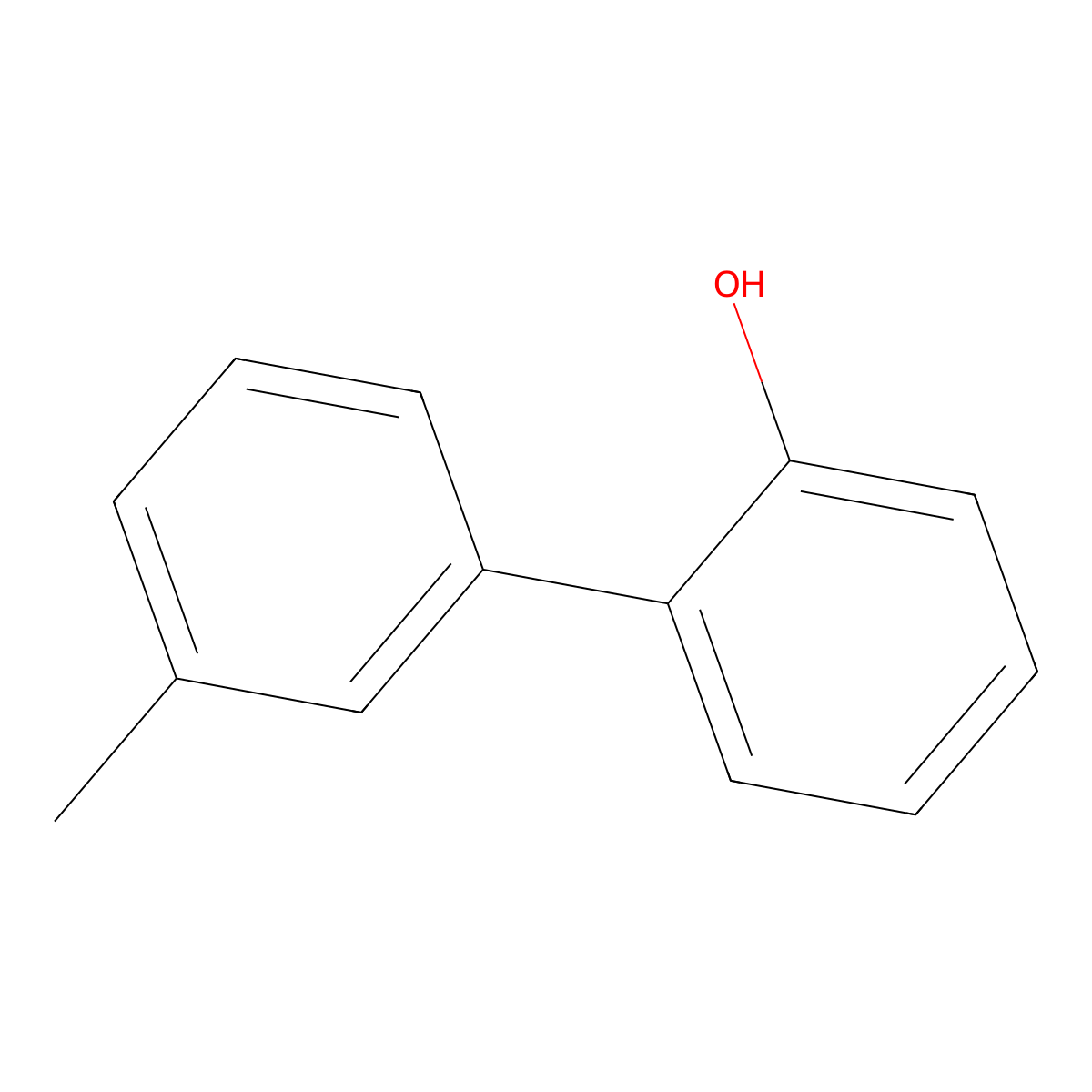2-(3-Methylphenyl)phenol molecular structure, CAS 214268-26-5