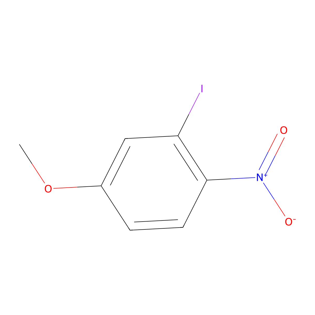 4-Nitro-3-iodoanisole molecular structure, CAS 214279-40-0