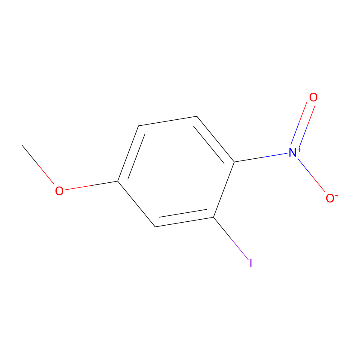 4-Nitro-3-iodoanisole molecular structure, CAS 214279-40-0