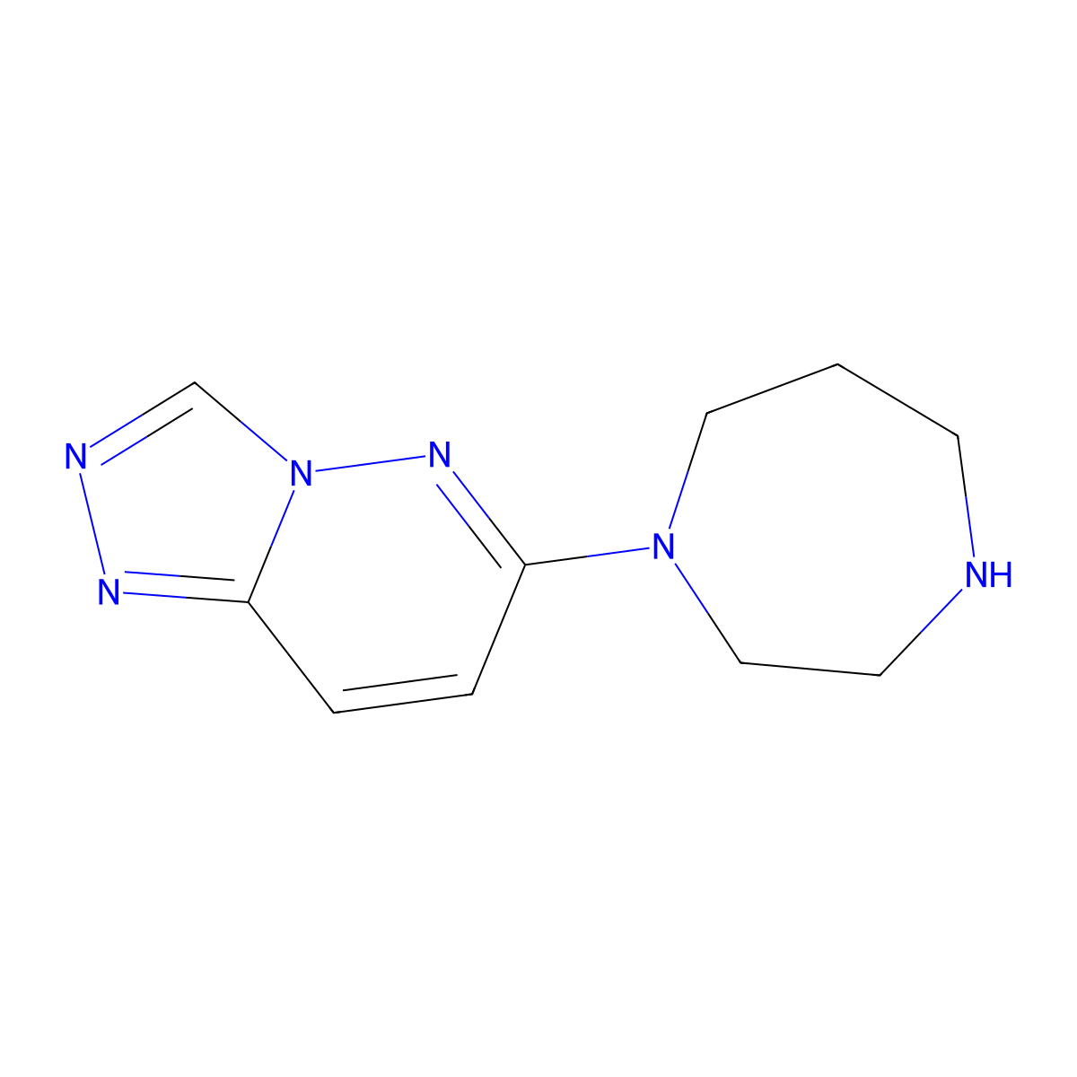 1-{[1,2,4]Triazolo[4,3-b]pyridazin-6-yl}-1,4-diazepane molecular structure, CAS 2142882-49-1