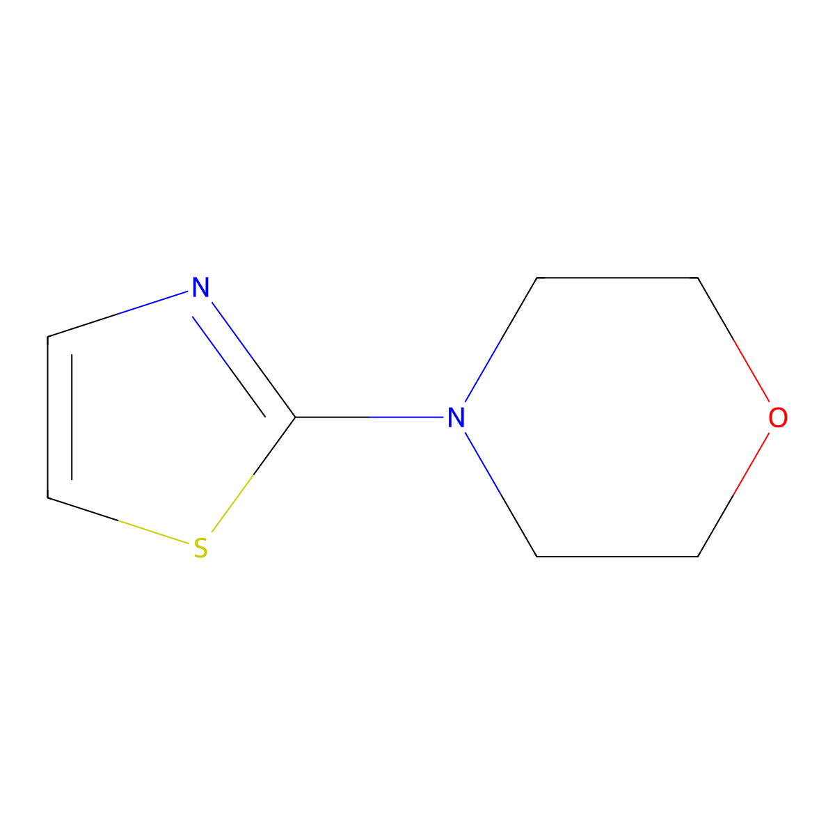 4-(1,3-Thiazol-2-yl)morpholine molecular structure, CAS 21429-06-1