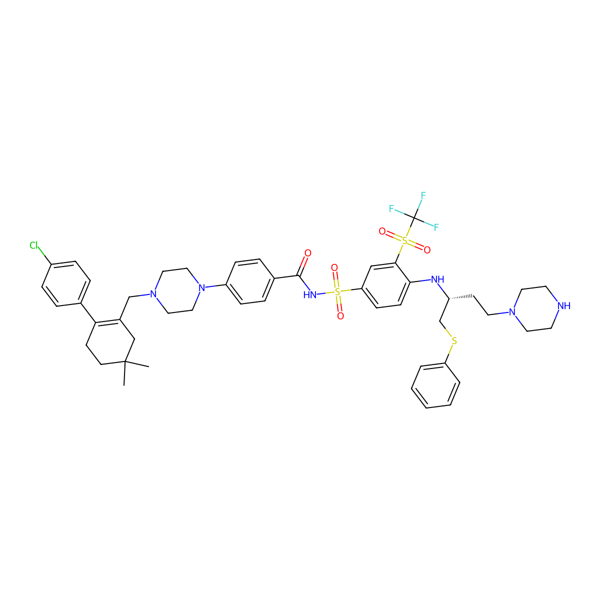 Navitoclax-piperazine molecular structure, CAS 2143096-93-7
