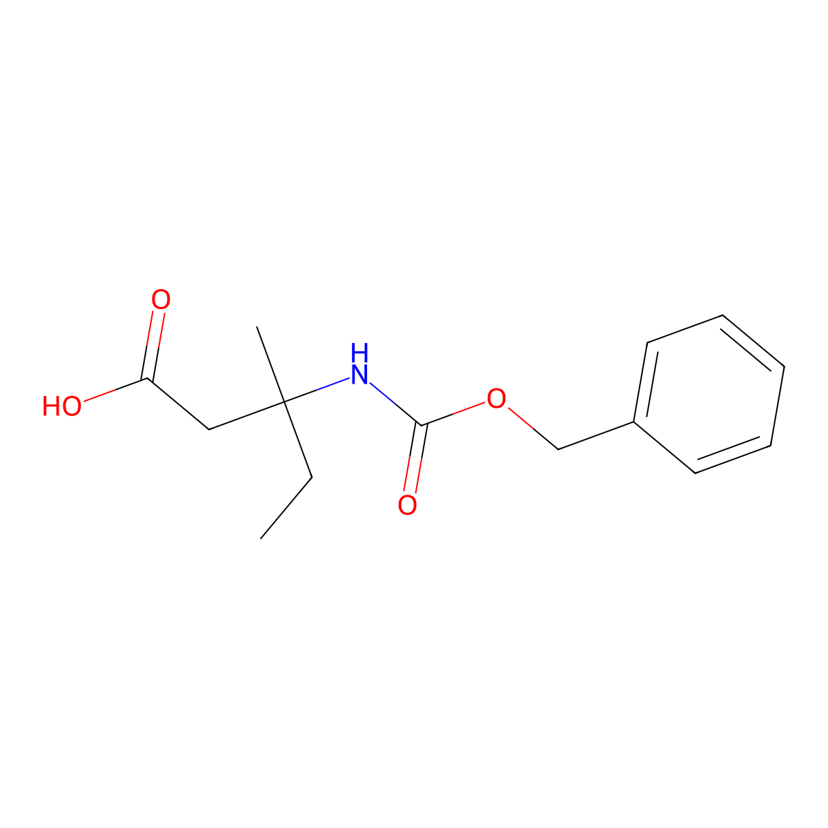 3-{[(Benzyloxy)carbonyl]amino}-3-methylpentanoic acid molecular structure, CAS 2143182-57-2