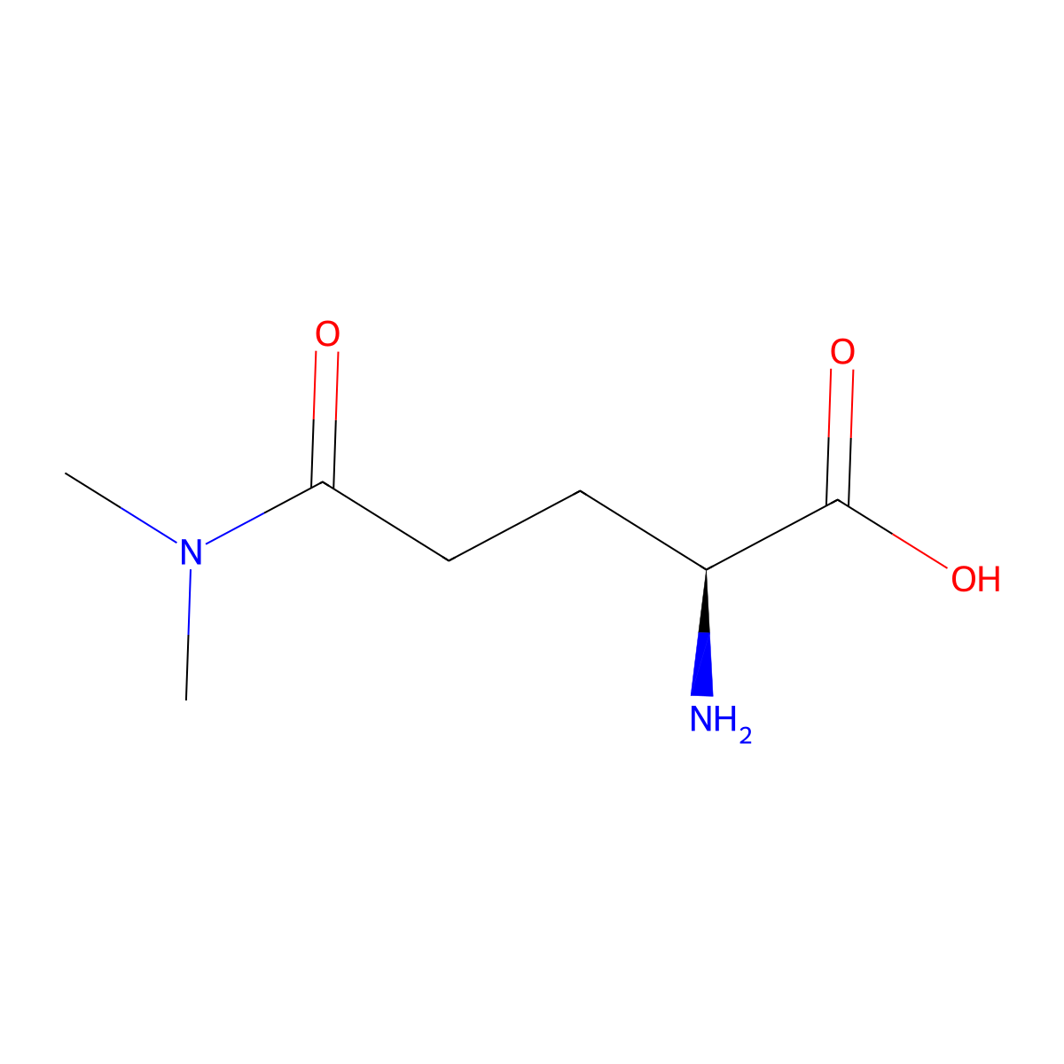 N,N-dimethyl-L-glutamine molecular structure, CAS 21432-98-4