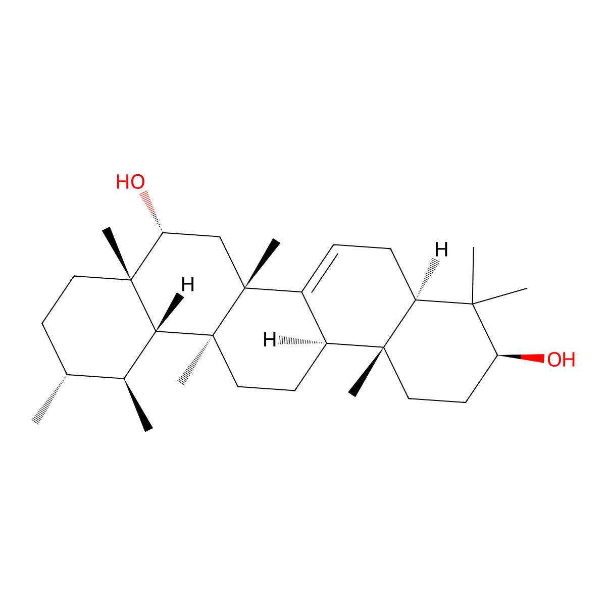 16alpha-Hydroxybauerenol molecular structure, CAS 214351-30-1