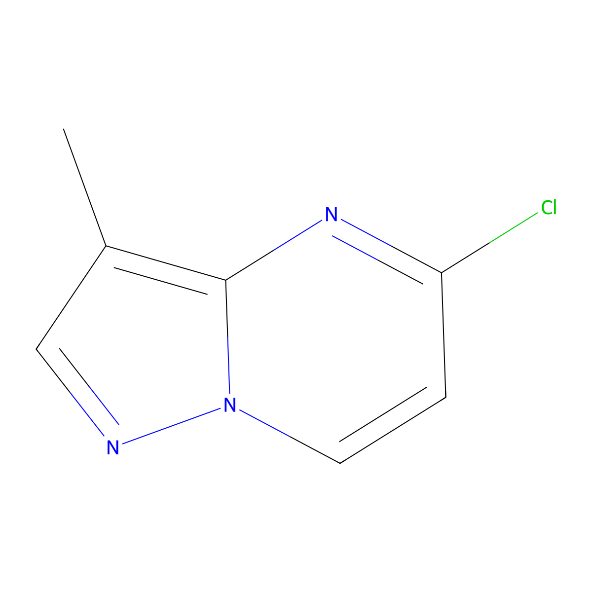 5-Chloro-3-methylpyrazolo(1,5-a)pyrimidine molecular structure, CAS 2143554-22-5