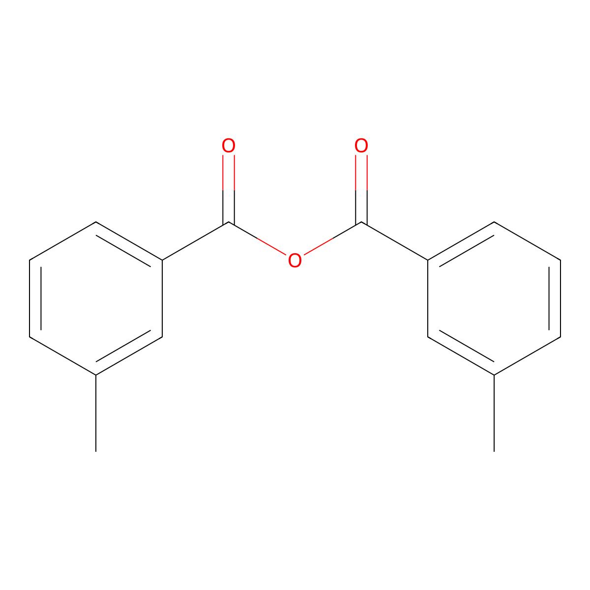 m-Toluic anhydride molecular structure, CAS 21436-44-2