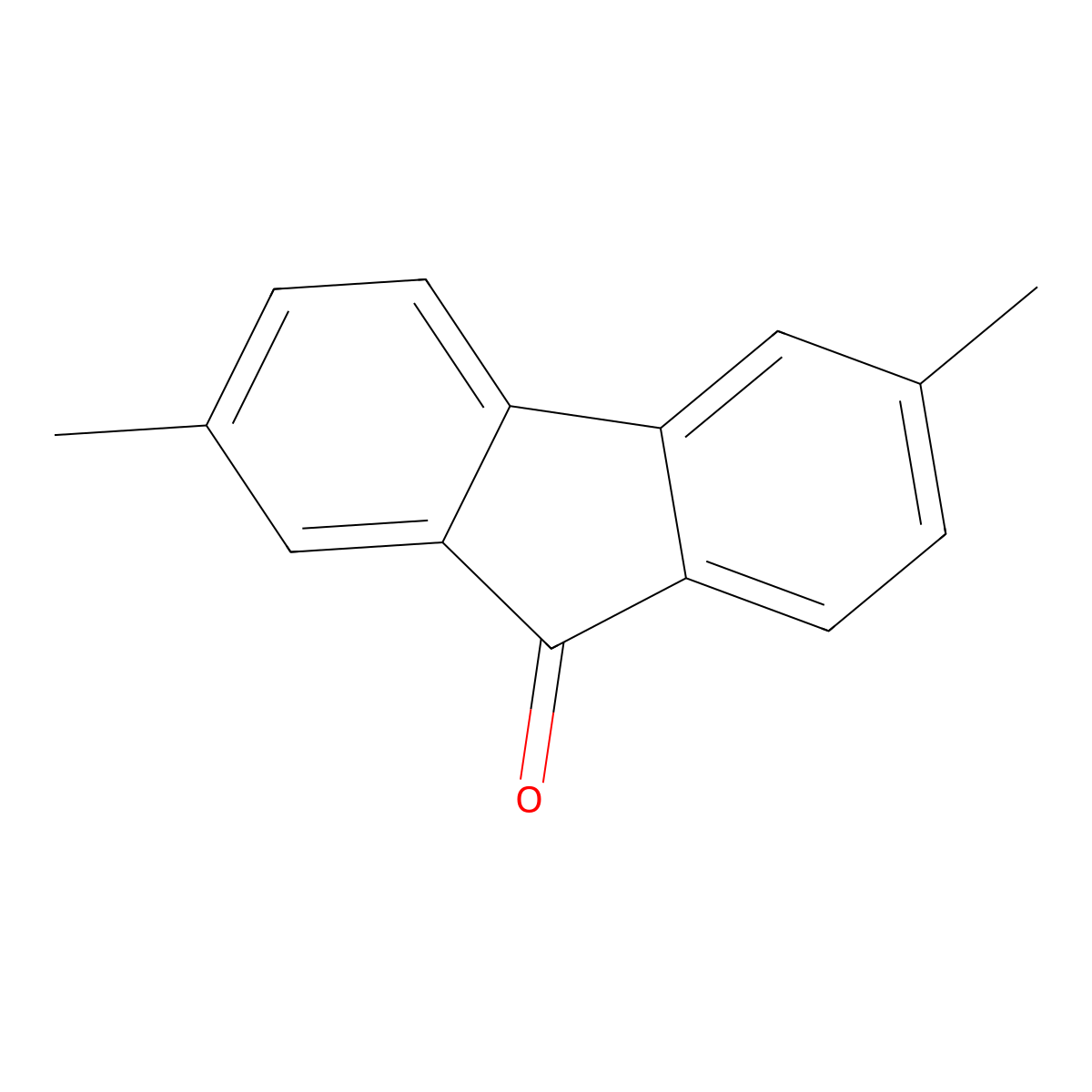 2,6-Dimethyl-9H-fluoren-9-one molecular structure, CAS 21436-48-6