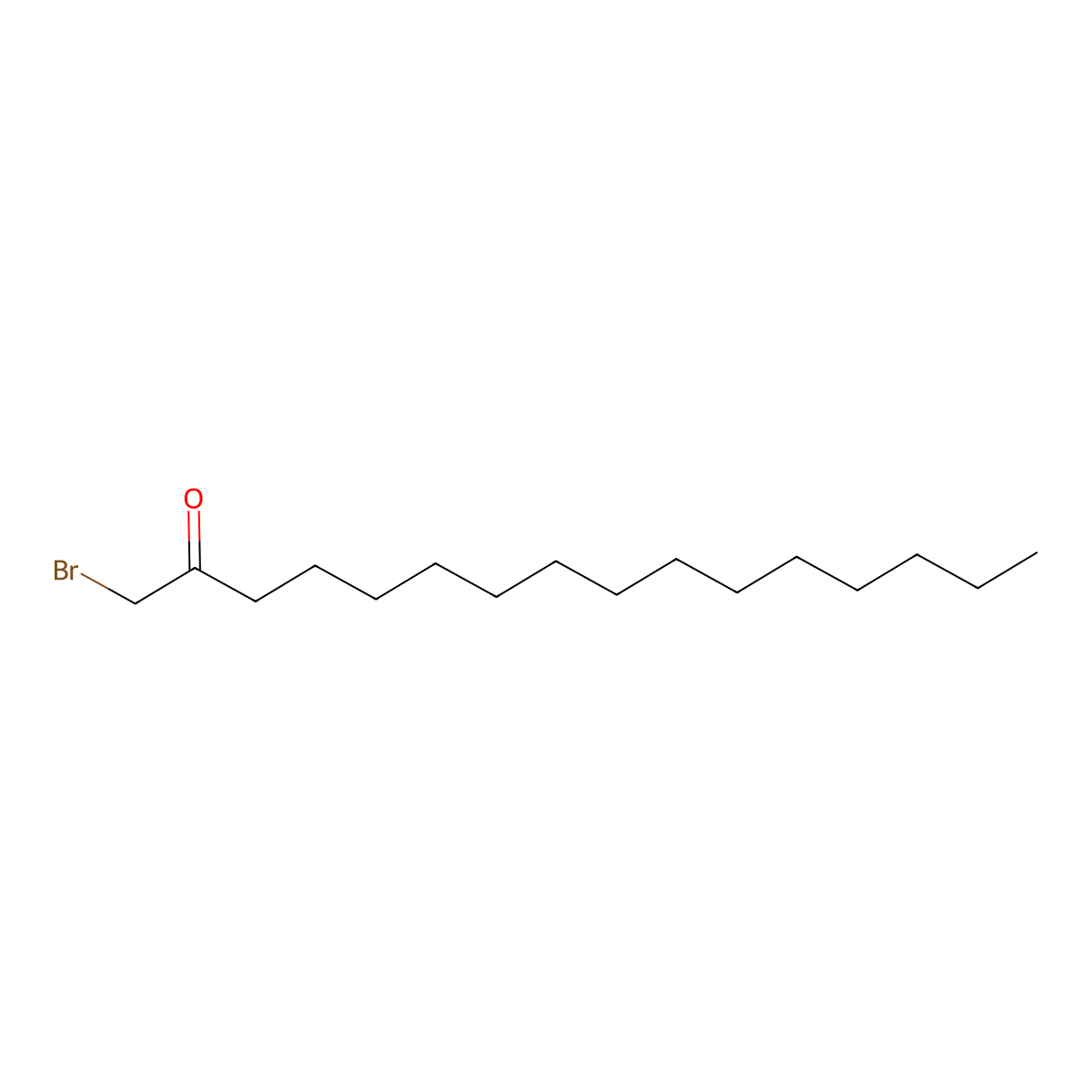 1-Bromohexadecan-2-one molecular structure, CAS 21436-52-2