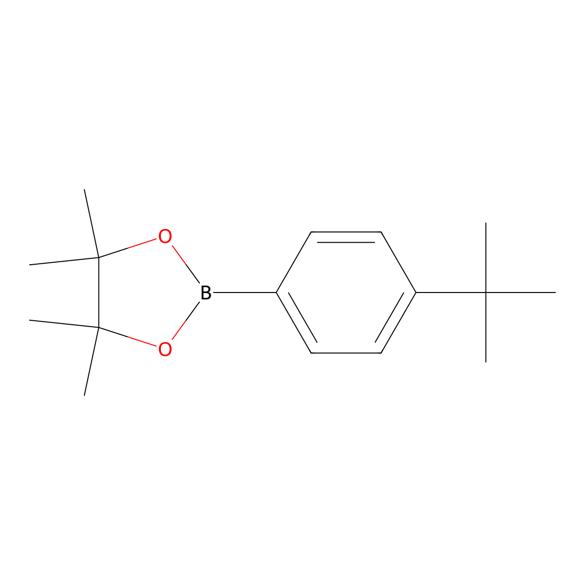 4-tert-Butylphenylboronic acid pinacol ester molecular structure, CAS 214360-66-4