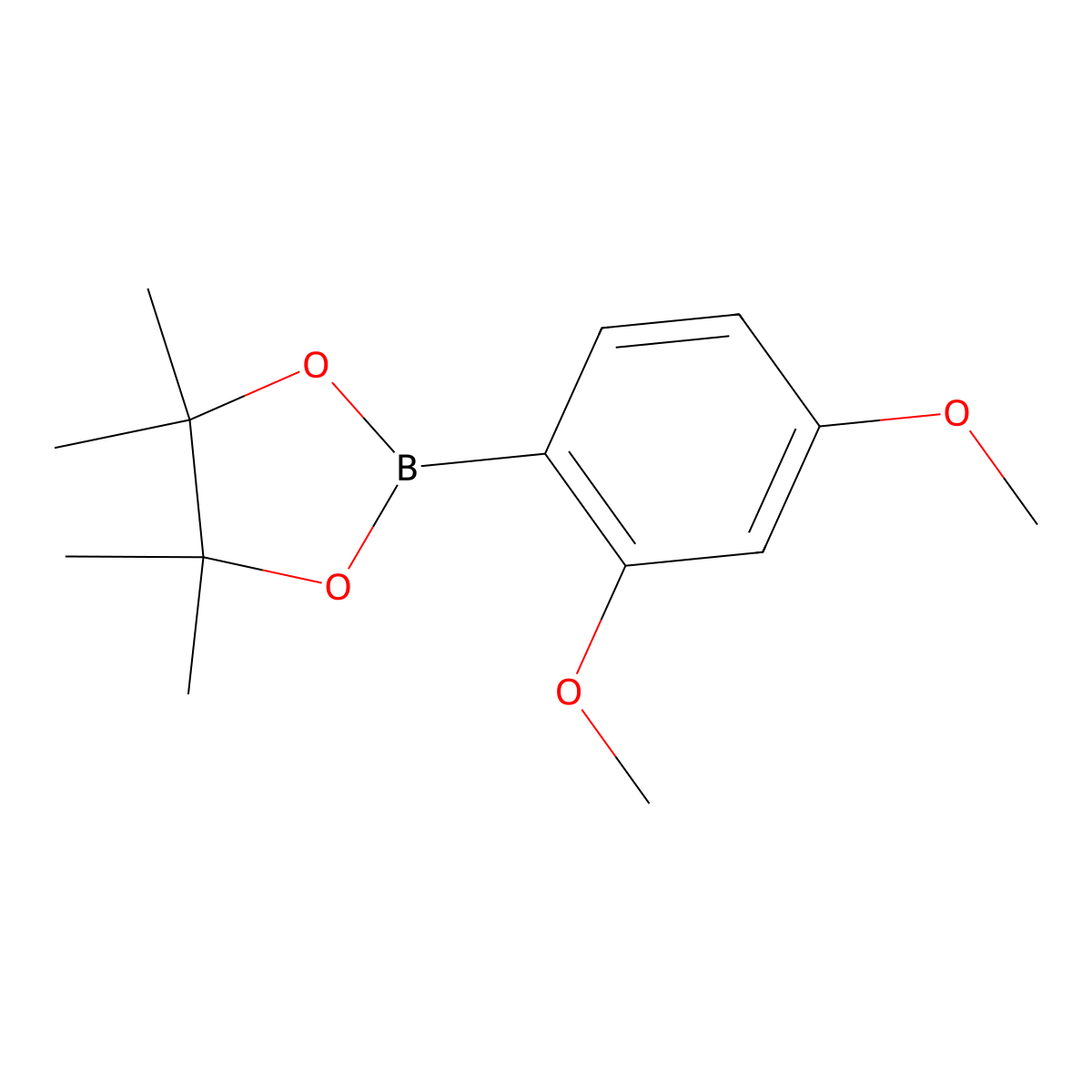 2-(2,4-Dimethoxyphenyl)-4,4,5,5-tetramethyl-1,3,2-dioxaborolane molecular structure, CAS 214360-69-7