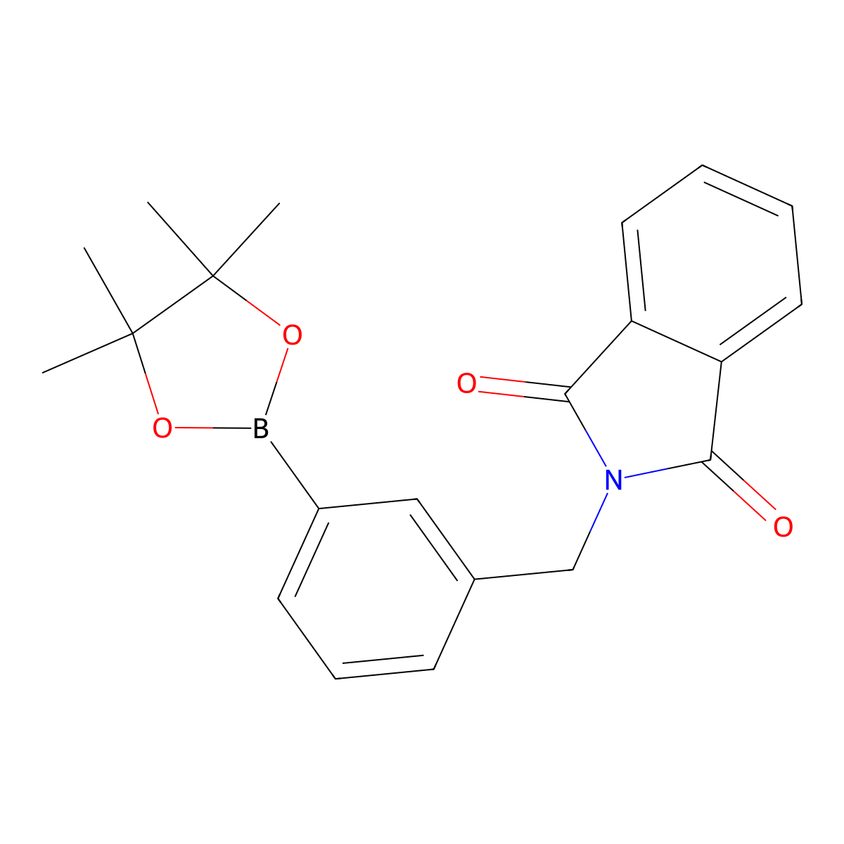 2-[3-(4,4,5,5-Tetramethyl-[1,3,2]dioxaborolan-2-yl)-benzyl]-isoindole-1,3-dione molecular structure, CAS 214360-75-5