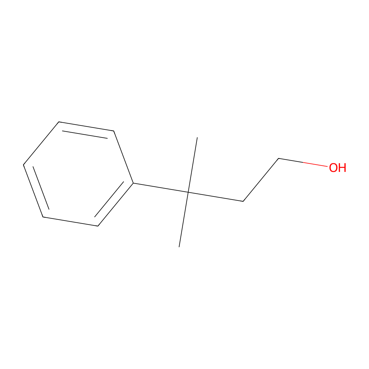 3-Methyl-3-phenylbutan-1-ol molecular structure, CAS 21438-74-4