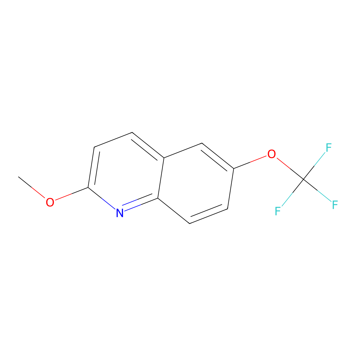 2-Methoxy-6-(trifluoromethoxy)quinoline molecular structure, CAS 2144502-11-2