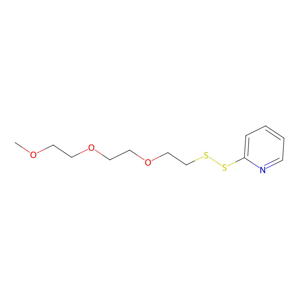 (2-pyridyldithio)-PEG3-OMe molecular structure, CAS 2144777-81-9