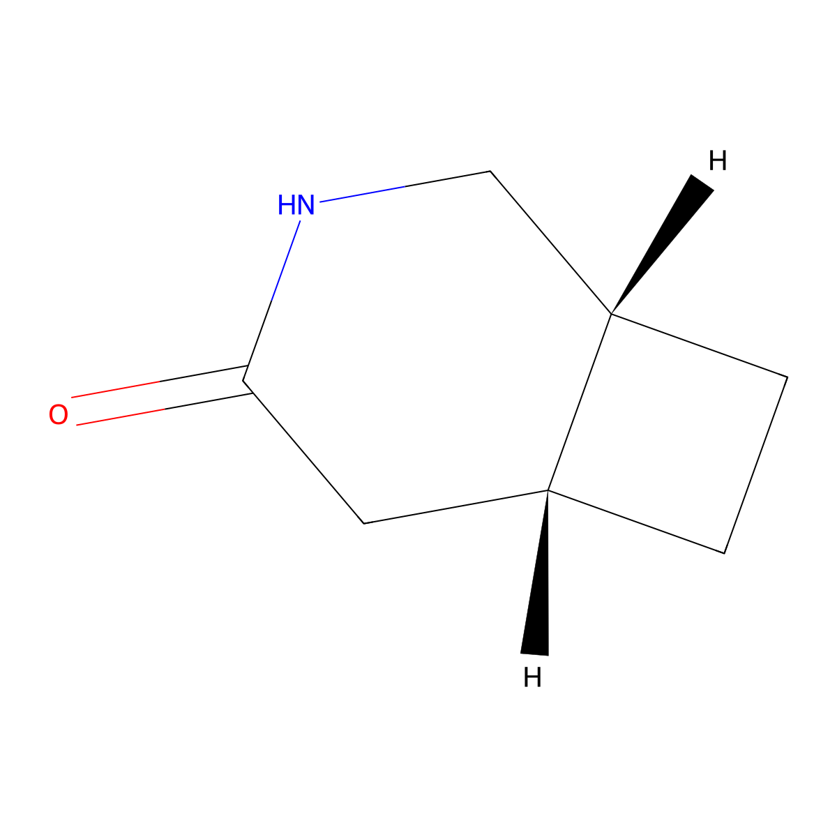 Cis-3-azabicyclo[4.2.0]octan-4-one molecular structure, CAS 214479-57-9