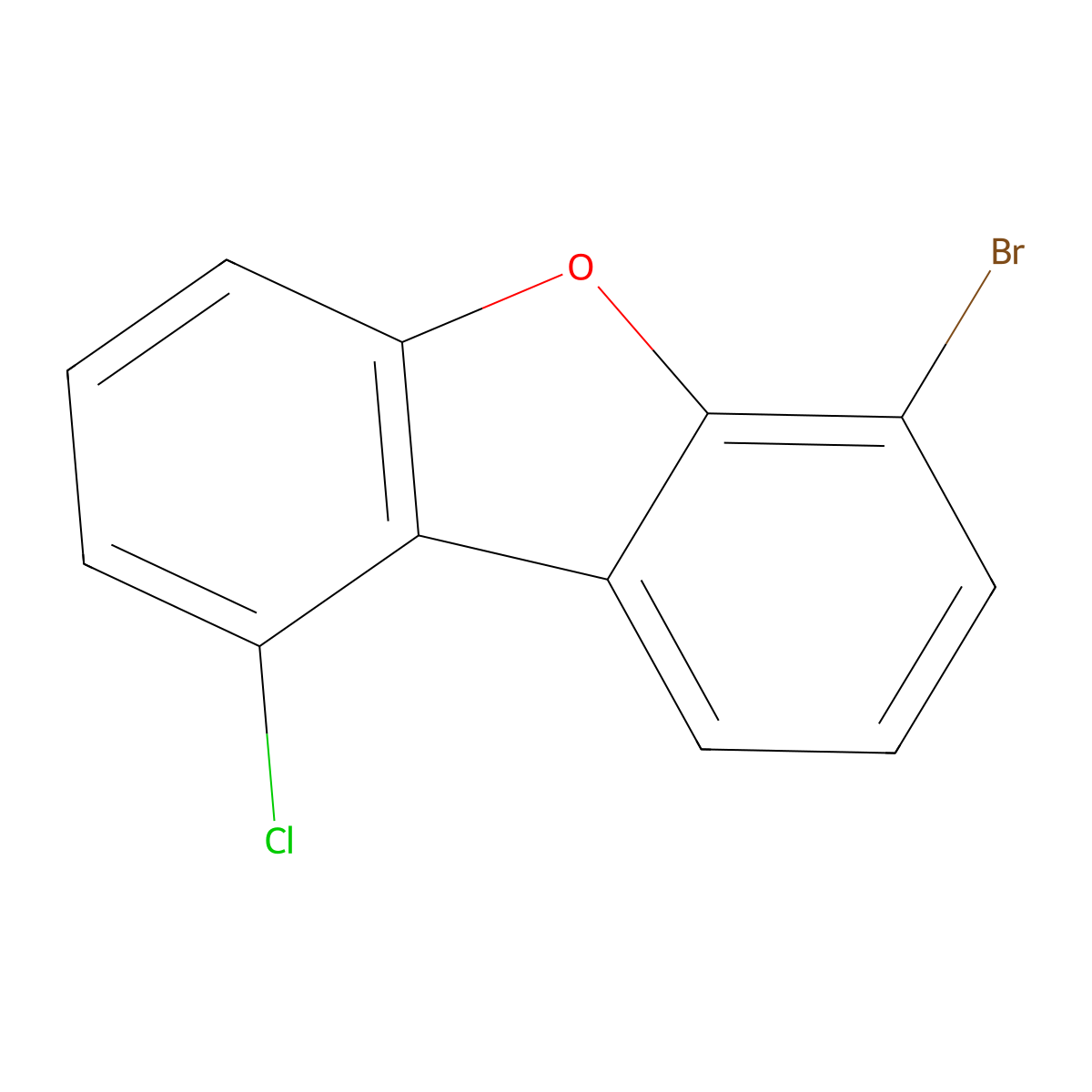6-Bromo-1-chlorodibenzo[b,d]furan molecular structure, CAS 2144800-21-3
