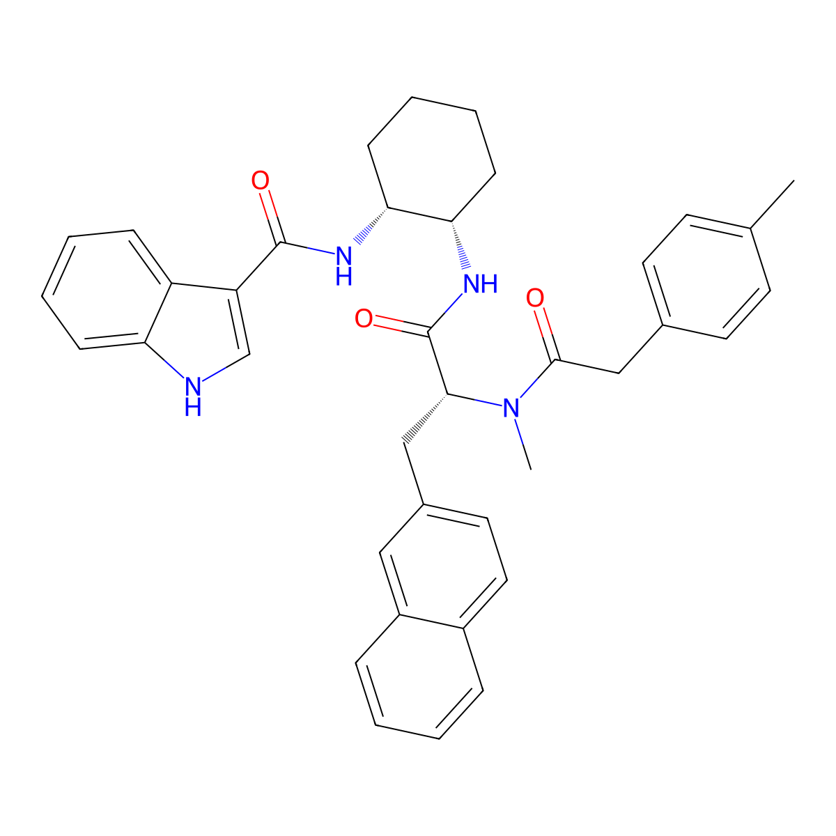 Neurokinin antagonist 1 molecular structure, CAS 214487-45-3
