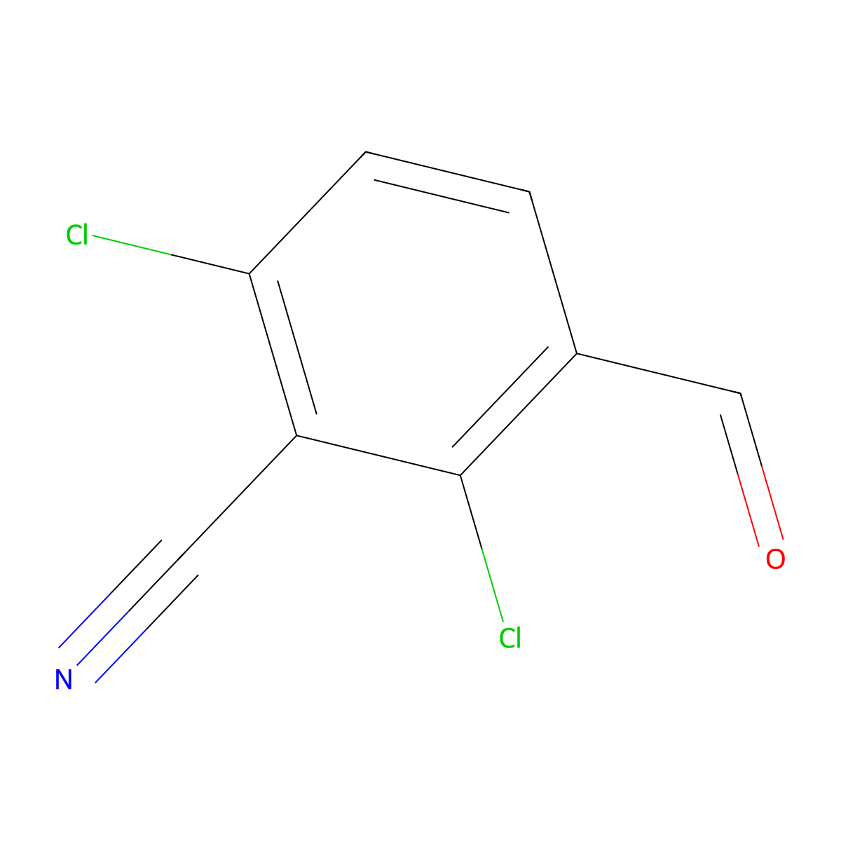 3-Cyano-2,4-dichlorobenzaldehyde molecular structure, CAS 2145093-86-1