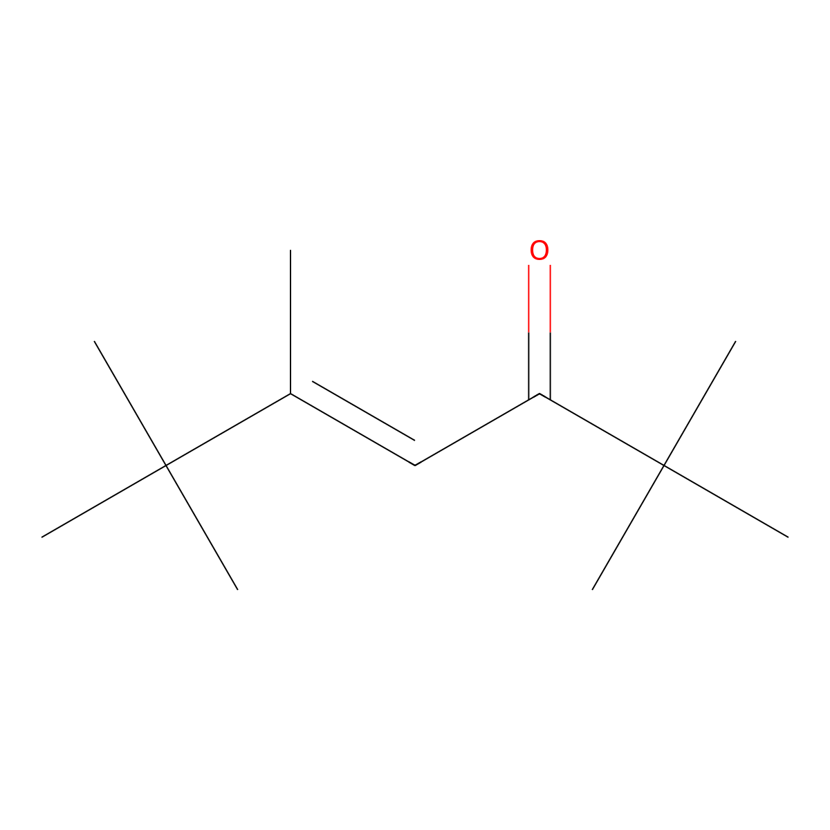 (4E)-2,2,5,6,6-pentamethylhept-4-en-3-one molecular structure, CAS 21451-78-5