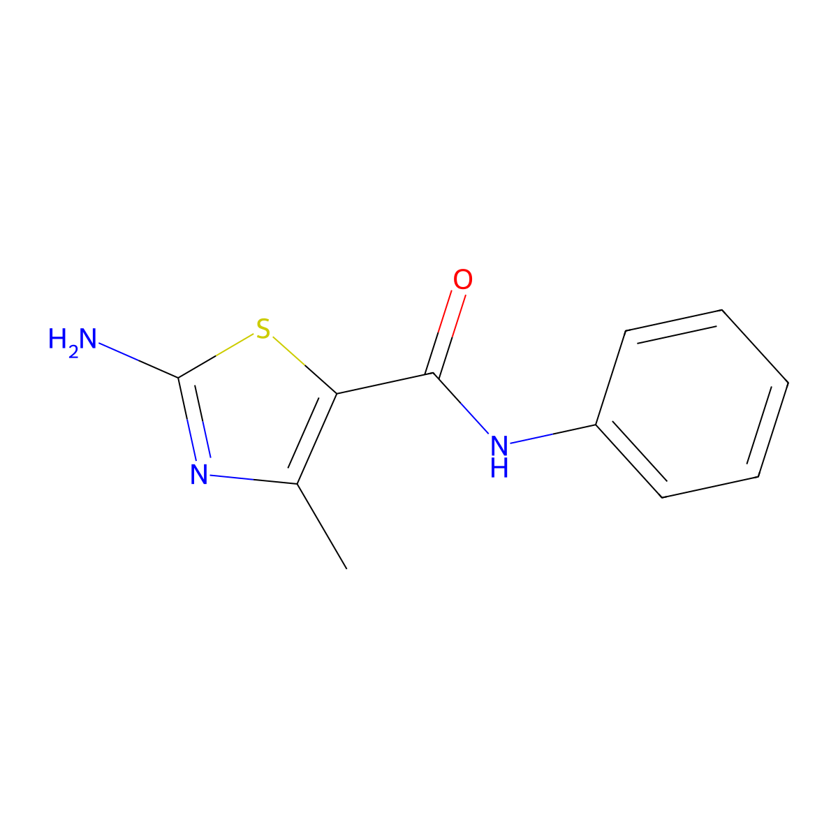 Amicarthiazol molecular structure, CAS 21452-14-2