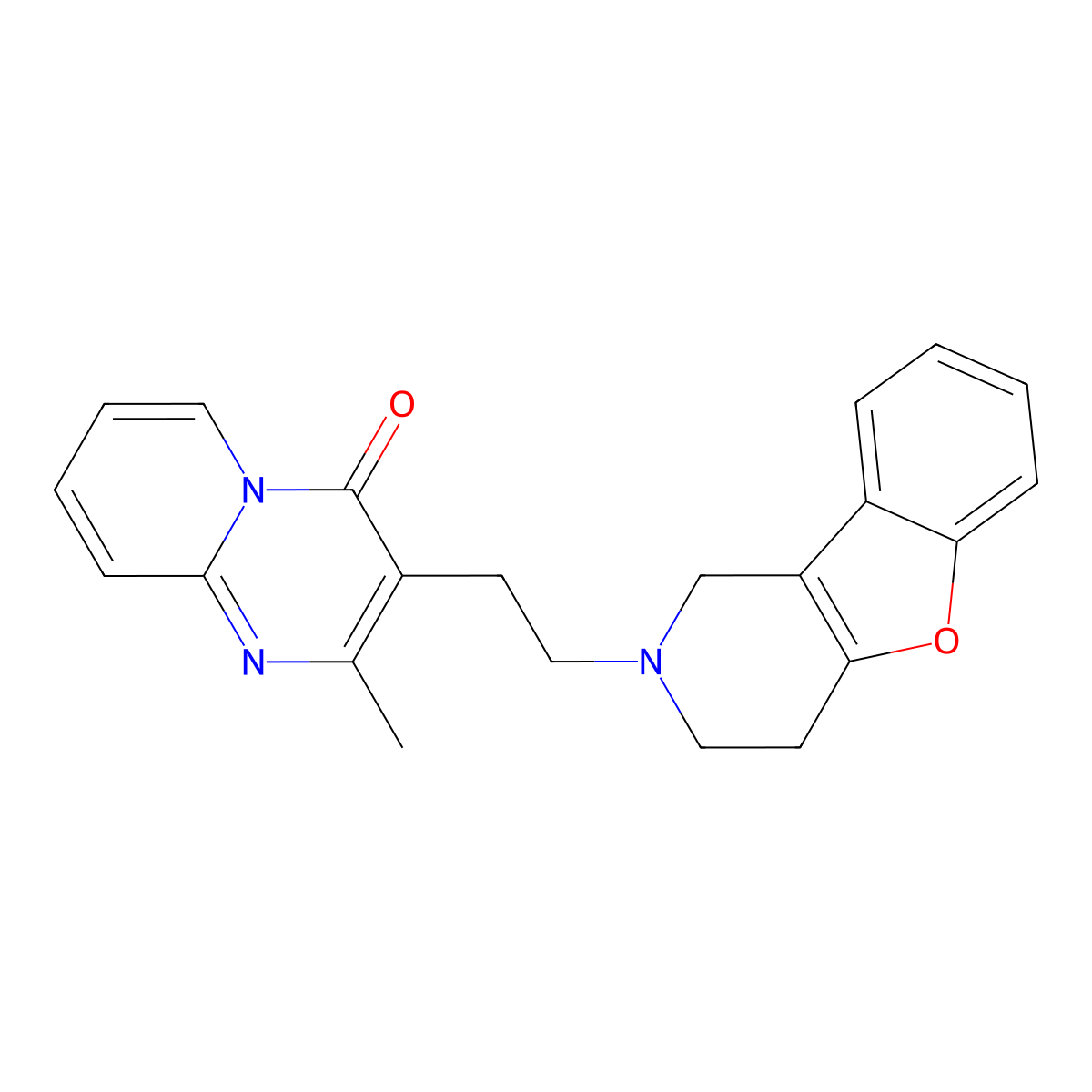 Lusaperidone molecular structure, CAS 214548-46-6
