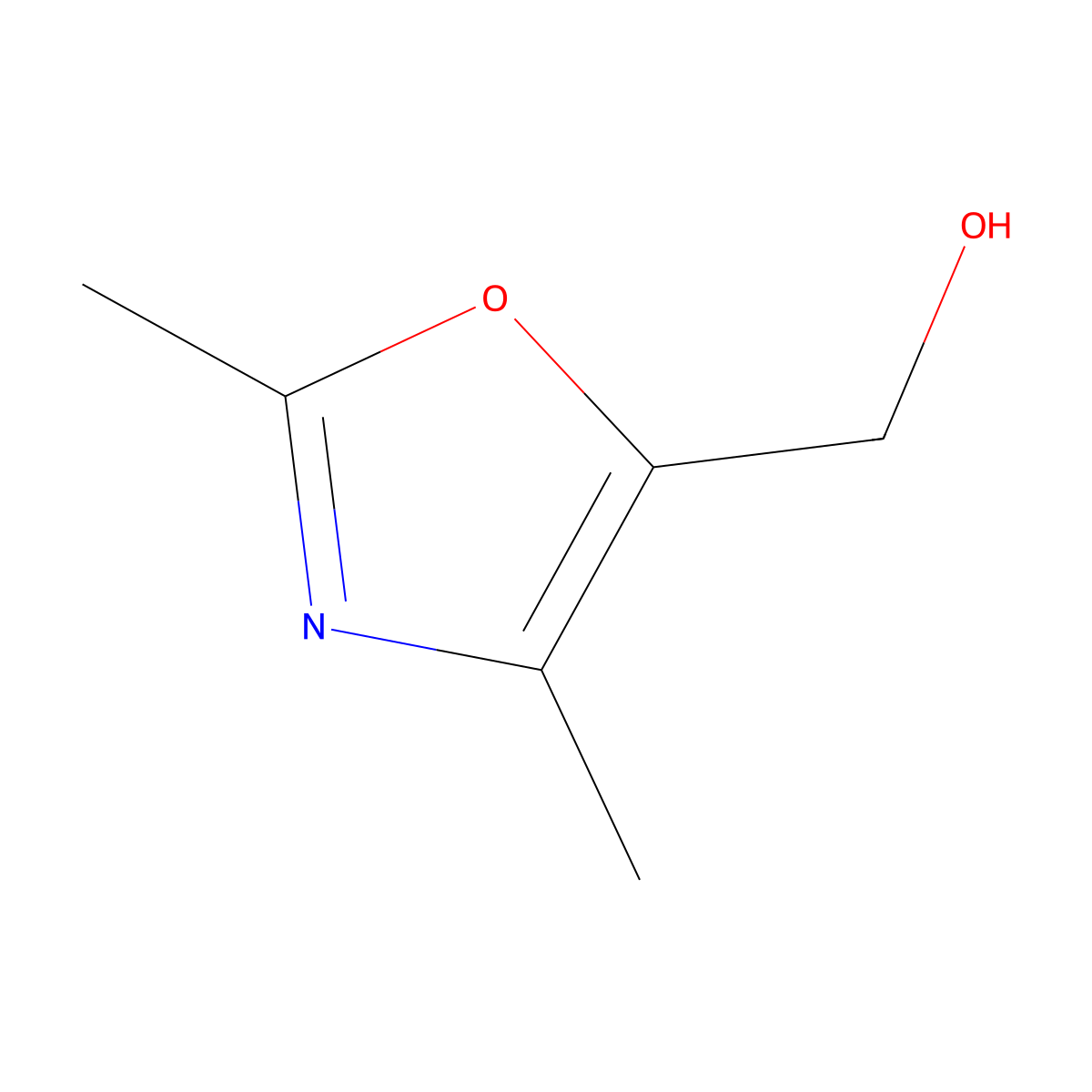 (Dimethyl-1,3-oxazol-5-yl)methanol molecular structure, CAS 214553-55-6